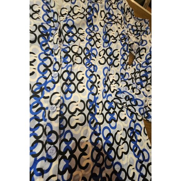 Dana Buchman Button Down Blouse Womens Dress Shirt Size Small Top (641) - Picture 5 of 7